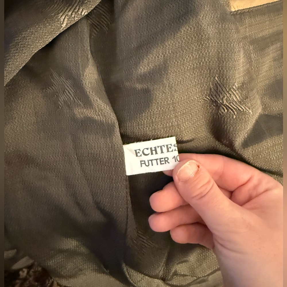Vintage Echtes Leder Tan Leather Jacket